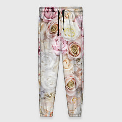Женские брюки Розовые розы