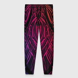 Женские брюки Фиолетовый узор 3D
