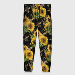 Женские брюки Fashion Sunflowers and bees
