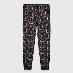 Брюки женские Кольчуга железная средневековая, цвет: 3D-принт