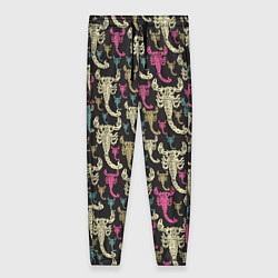Брюки женские Скорпионы Scorpions, цвет: 3D-принт