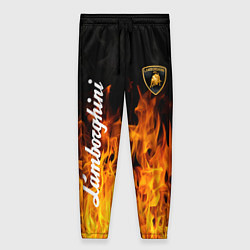 Женские брюки Lamborghini пламя огня