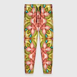 Брюки женские Объемный калейдоскоп с узорами, цвет: 3D-принт