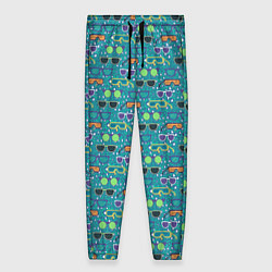 Женские брюки Очки разноцветные поп арт