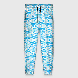 Брюки женские Израильский узор для Хануки, цвет: 3D-принт