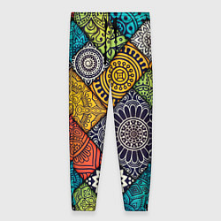 Брюки женские Patterned mosaic, цвет: 3D-принт