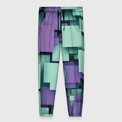 Брюки женские Trendy geometric pattern, цвет: 3D-принт