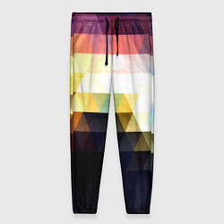 Брюки женские Mosaic abstraction, цвет: 3D-принт