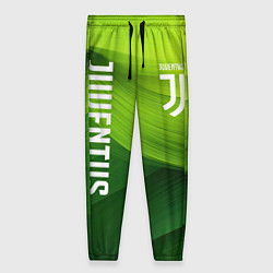 Женские брюки Ювентус лого на зеленом фоне