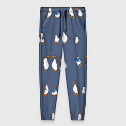 Женские брюки Забавное семейство пингвинов