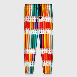 Женские брюки Яркие цветные карандаши