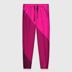 Женские брюки Широкие розовые полосы