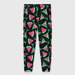 Брюки женские Арбузный коктейль, цвет: 3D-принт