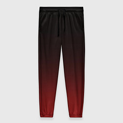 Женские брюки Градиент от тёмного до тёмно красного