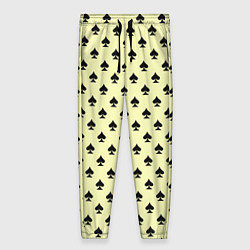 Женские брюки Пиковая масть светло-жёлтый