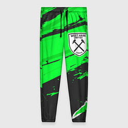 Брюки женские West Ham sport green, цвет: 3D-принт