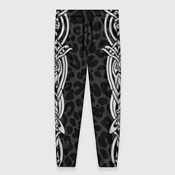 Брюки женские Скандинавский кельтский узор, цвет: 3D-принт