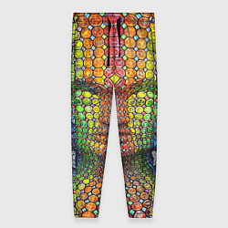 Брюки женские Оптические стёкла, цвет: 3D-принт