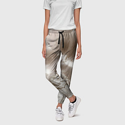 Брюки женские Песок и вода, цвет: 3D-принт — фото 2