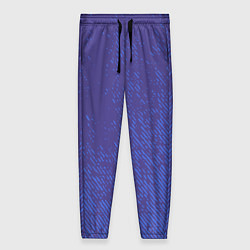 Брюки женские Джинс с потертостями-синий, цвет: 3D-принт