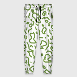 Брюки женские Закорючки, цвет: 3D-принт