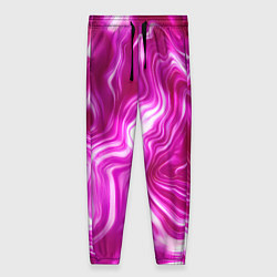 Женские брюки Завихрения - оттенки розового и белого