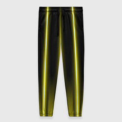 Брюки женские Neon yellow, цвет: 3D-принт