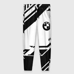 Брюки женские BMW geometry black, цвет: 3D-принт