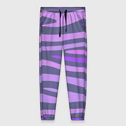 Брюки женские Лавандовые волны, цвет: 3D-принт
