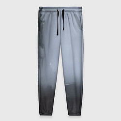 Женские брюки Абстракция с серым и черным