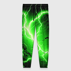 Брюки женские Color green black, цвет: 3D-принт