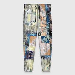 Женские брюки Цветочная геометрическая абстракция