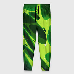 Брюки женские Color green light green, цвет: 3D-принт