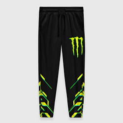 Брюки женские Monster energy кислотная геометрия, цвет: 3D-принт