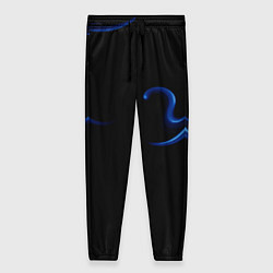 Женские брюки Color blue abstraction