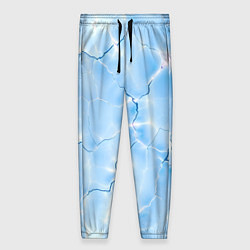 Брюки женские Прозрачная голубая вода, цвет: 3D-принт