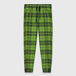 Брюки женские Зеленый тартан, цвет: 3D-принт