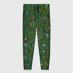 Брюки женские Земли Крепости - Герои 3, цвет: 3D-принт