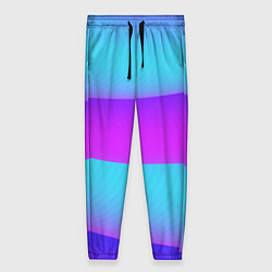 Брюки женские Неоновый прилив, цвет: 3D-принт