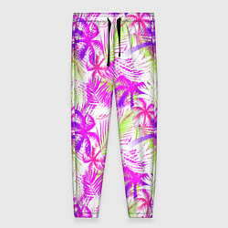 Женские брюки Palm tree pink