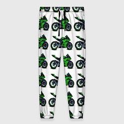 Женские брюки Motorbike green
