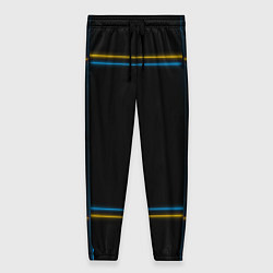 Женские брюки Neon yellow light blue