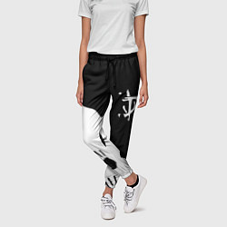 Брюки женские Doom отпечатки демона, цвет: 3D-принт — фото 2