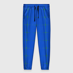 Брюки женские Color blue stripes, цвет: 3D-принт