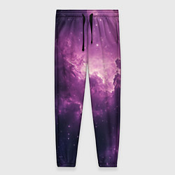 Брюки женские Облака в космосе, цвет: 3D-принт
