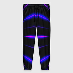 Женские брюки Color black neon