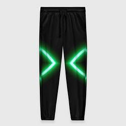 Брюки женские Neon green lines, цвет: 3D-принт