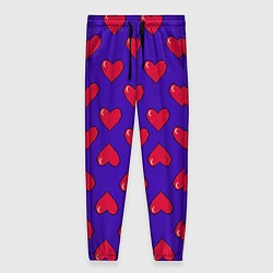 Женские брюки Hearts Pattern