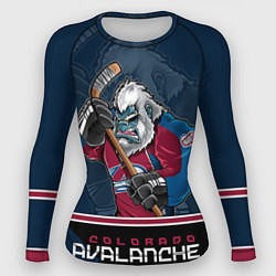 Рашгард женский Colorado Avalanche, цвет: 3D-принт