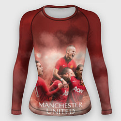 Рашгард женский Manchester United, цвет: 3D-принт
